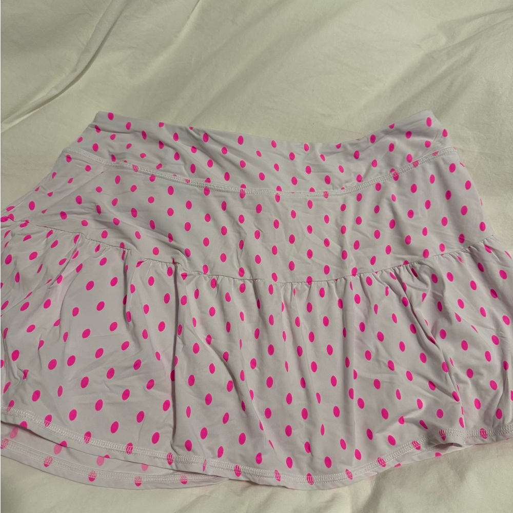 Lilly Pulitzer Pink Polka Dot Luxletic Women's Skort